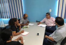 Abastecimento de água em Brejo Grande é tema de reunião na Cohidro