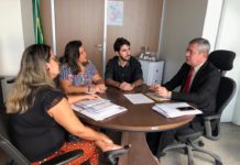 Iran Barbosa recebe entidades representativas dos Nutricionistas de Sergipe