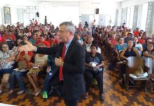 Iran Barbosa reforça a luta do magistério sergipano