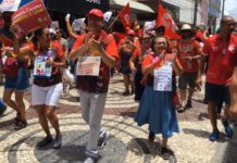 Iran participa do Carnaval de lutas dos trabalhadores em Neópolis e Aracaju