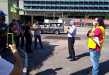 Iran Barbosa participa de Ato em defesa dos servidores públicos