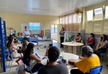 Iran Barbosa faz visita de trabalho ao Colégio Estadual Professora Clarice da Silva