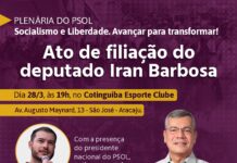 Iran Barbosa filia-se ao Psol nesta segunda-feira