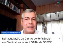 Iran Barbosa participa da reinauguração do Centro de Referência em Direitos Humanos LGBTI+